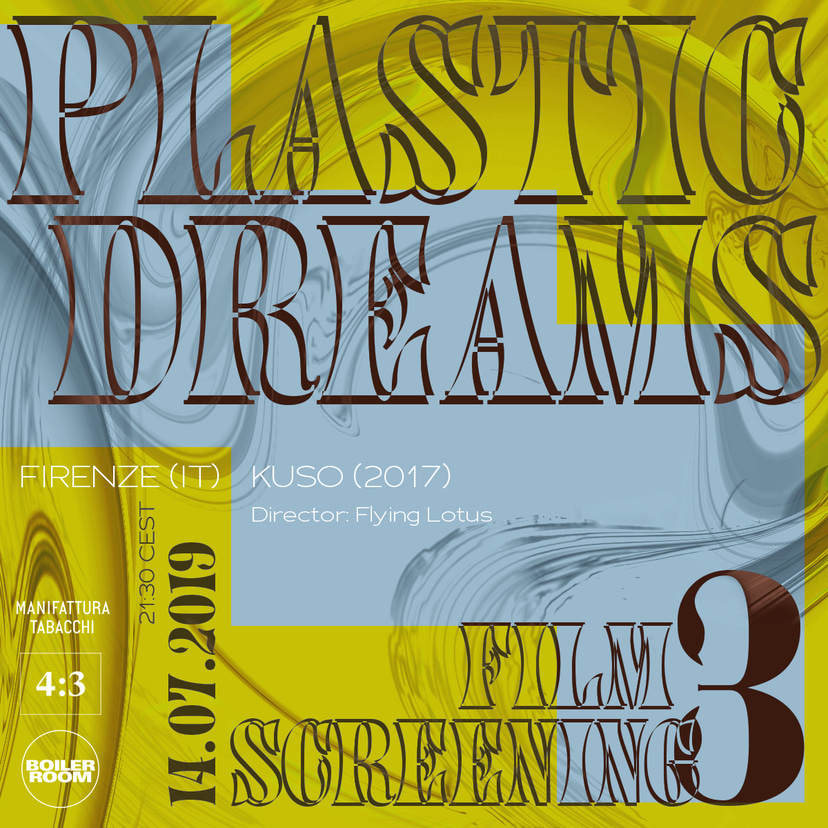 Flyer for event Plastic Dreams: 'Kuso' Screening.