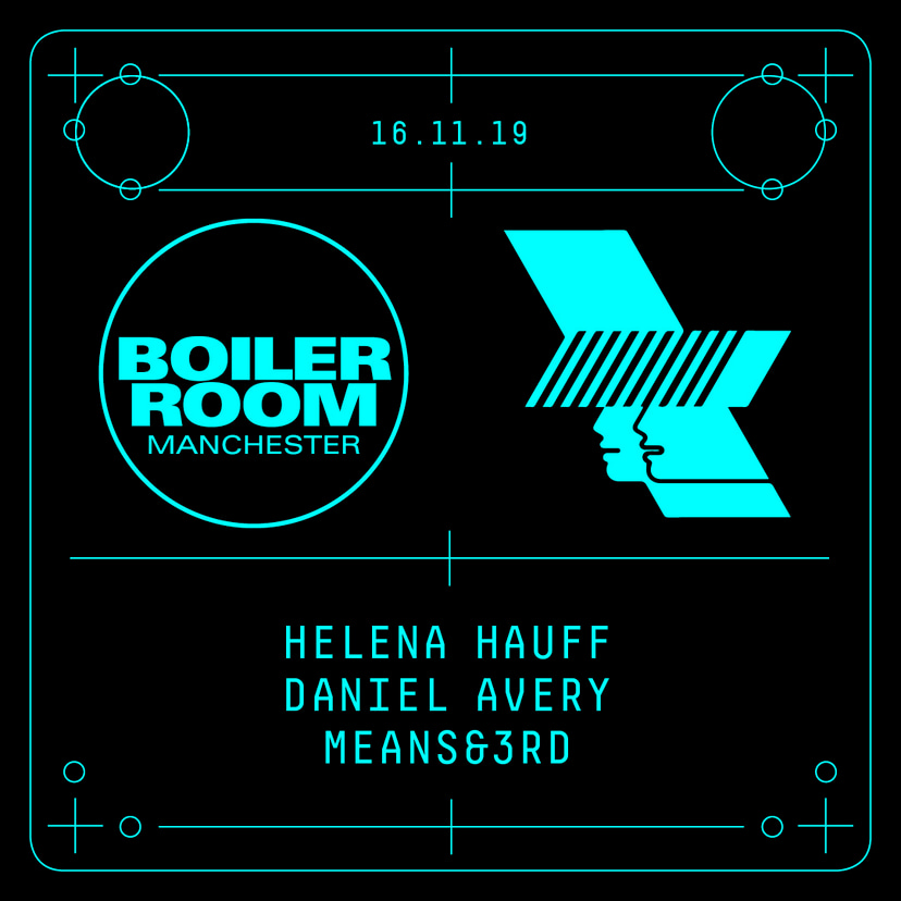 Flyer for event Boiler Room x WHP.