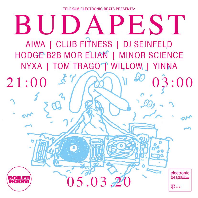 Flyer for event Boiler Room: Budapest.