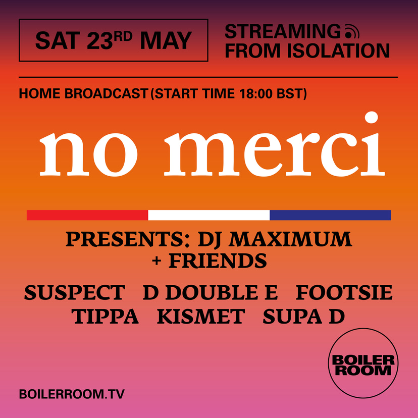 Flyer for event Streaming From Isolation with MaximumBBK.