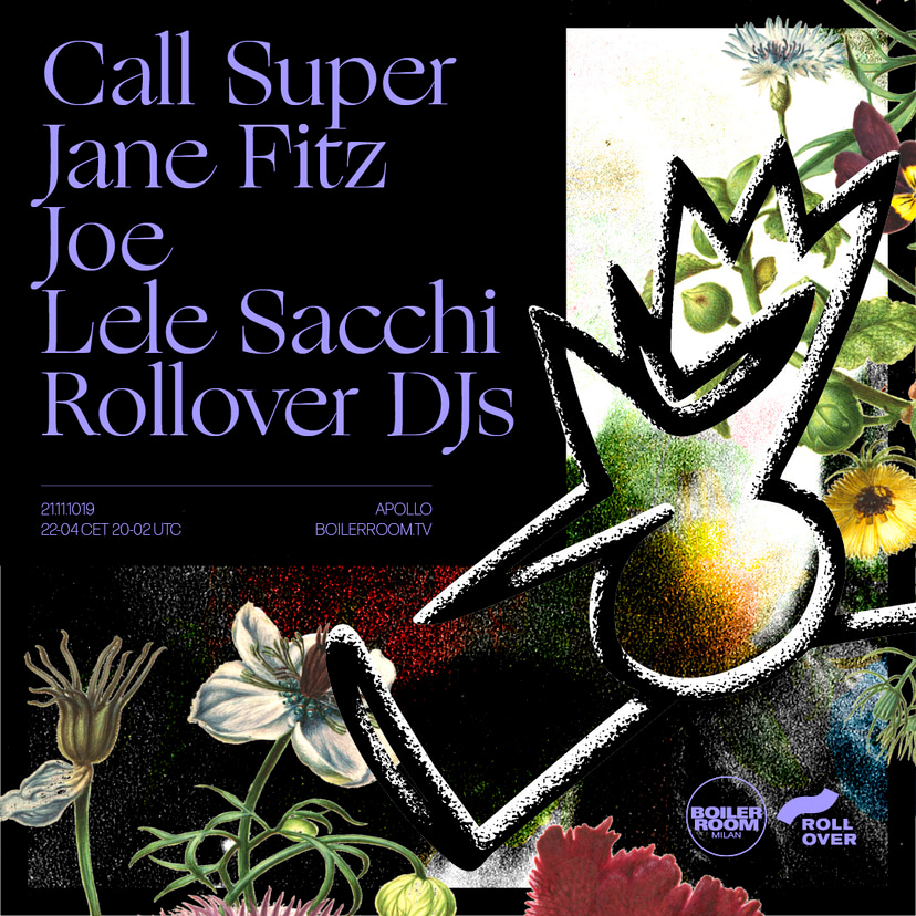 Flyer for event Boiler Room Milan: Apollo.