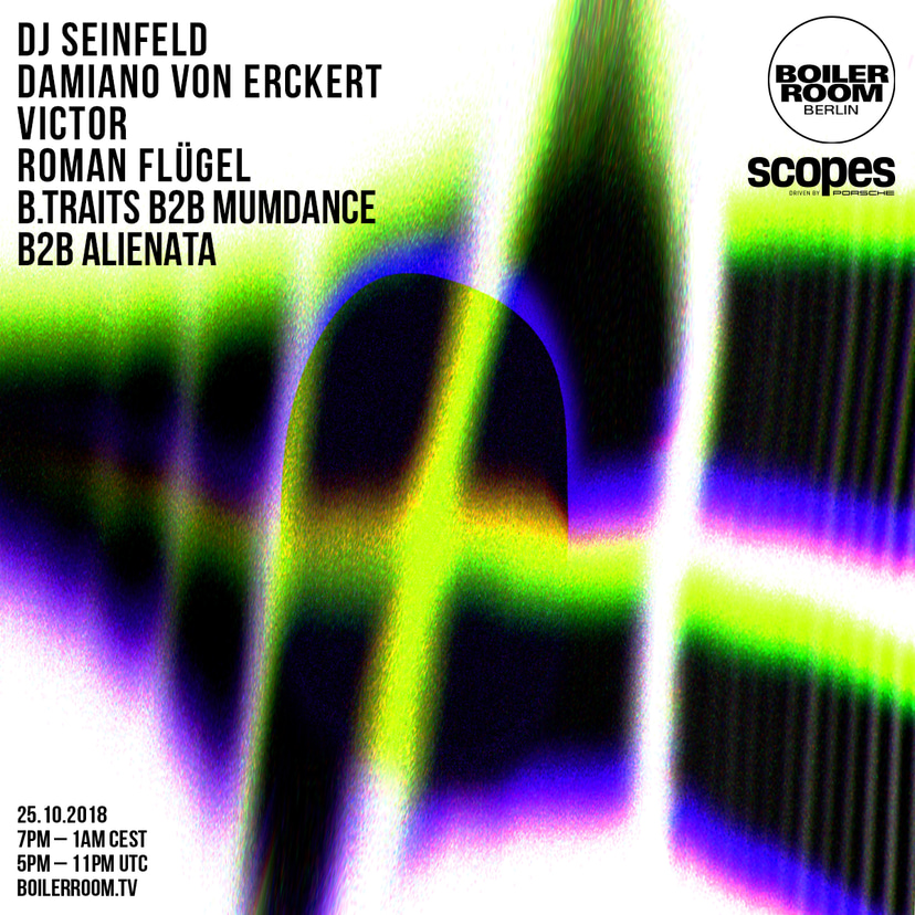 Flyer for event Scopes x Boiler Room Berlin.