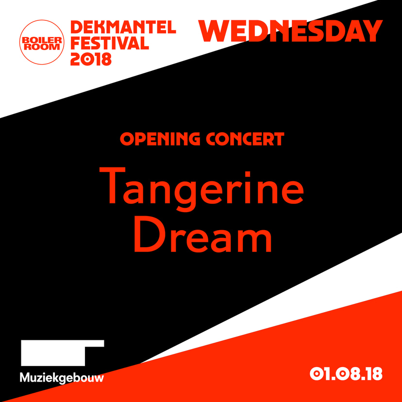 Flyer for event Dekmantel Opening Concert: Tangerine Dream.
