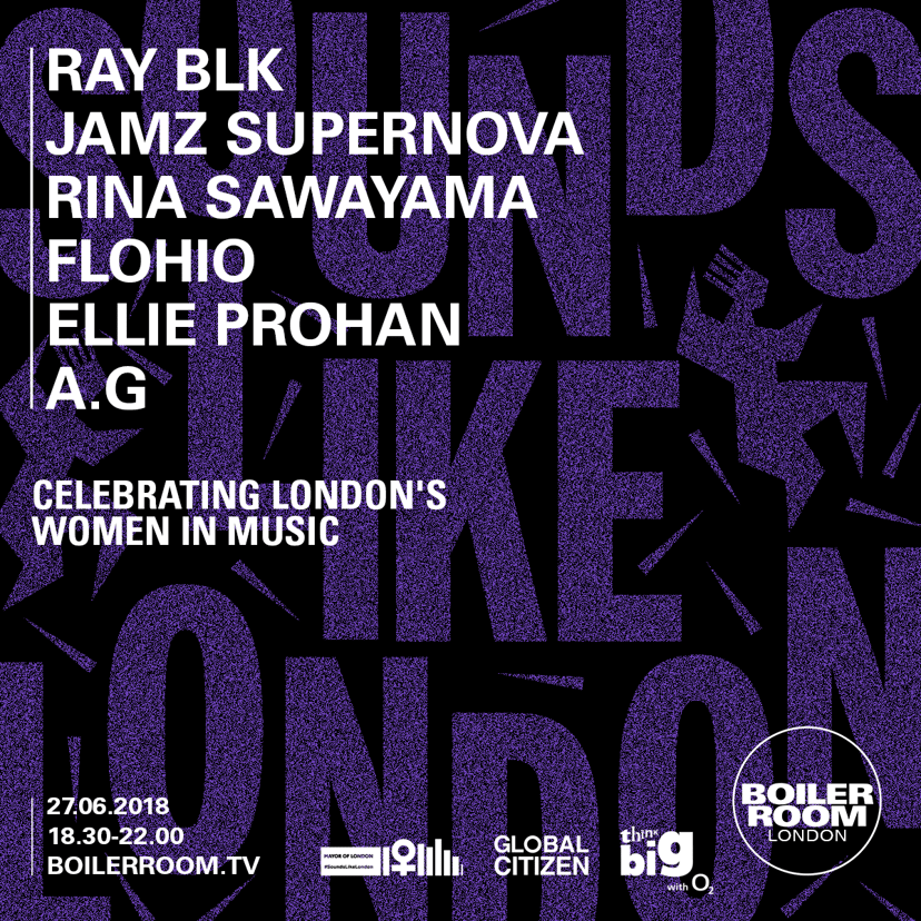 Flyer for event Sounds Like London.