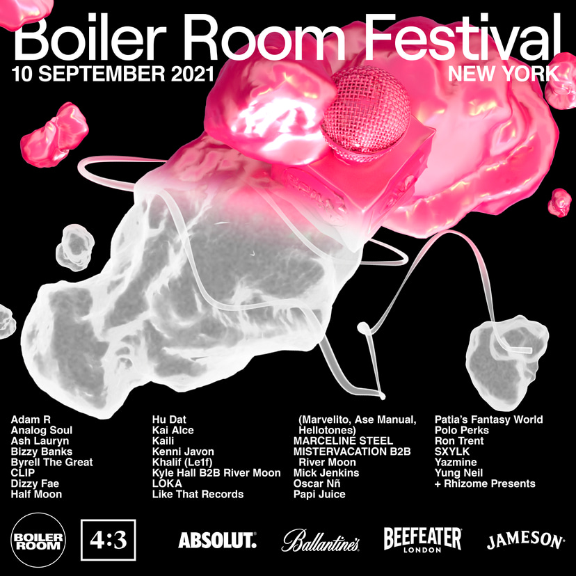 Flyer for event Boiler Room Festival 2021: New York City.