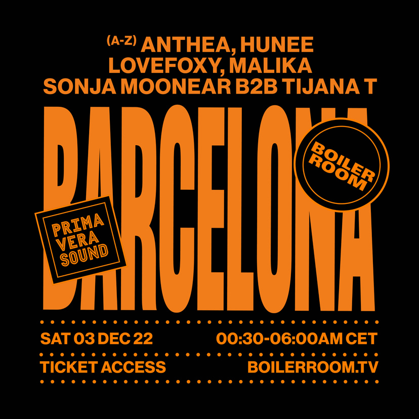 Flyer for event Boiler Room Barcelona: Nitsa.