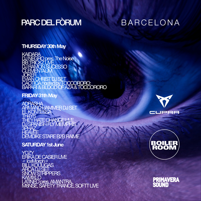 Flyer for event Primavera Sound Barcelona 2024.