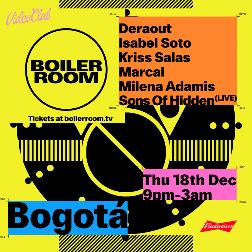 Flyer for event Bogotá.