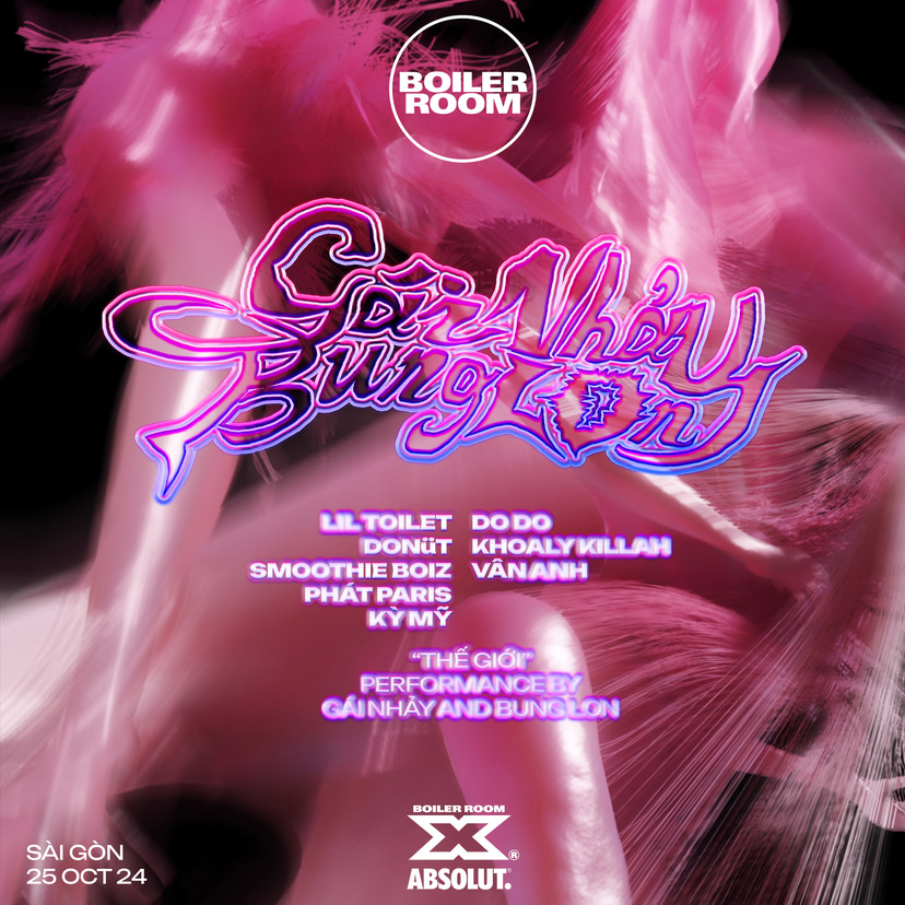 Flyer for event Sài Gòn: Gái Nhảy x Bung Lon.