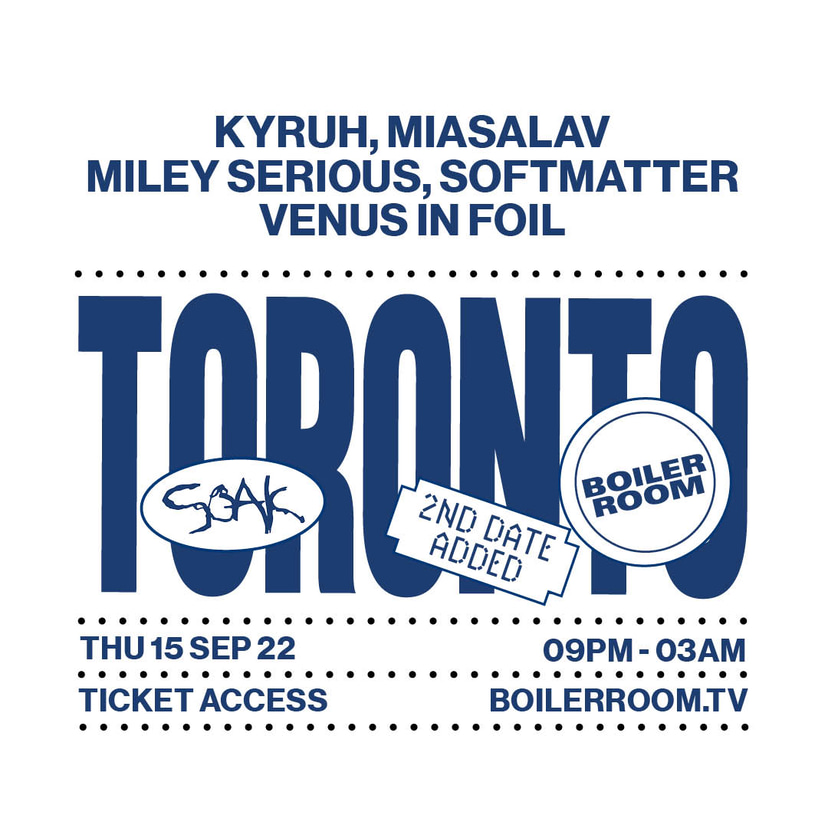 Flyer for event Boiler Room: Toronto | Day 1.